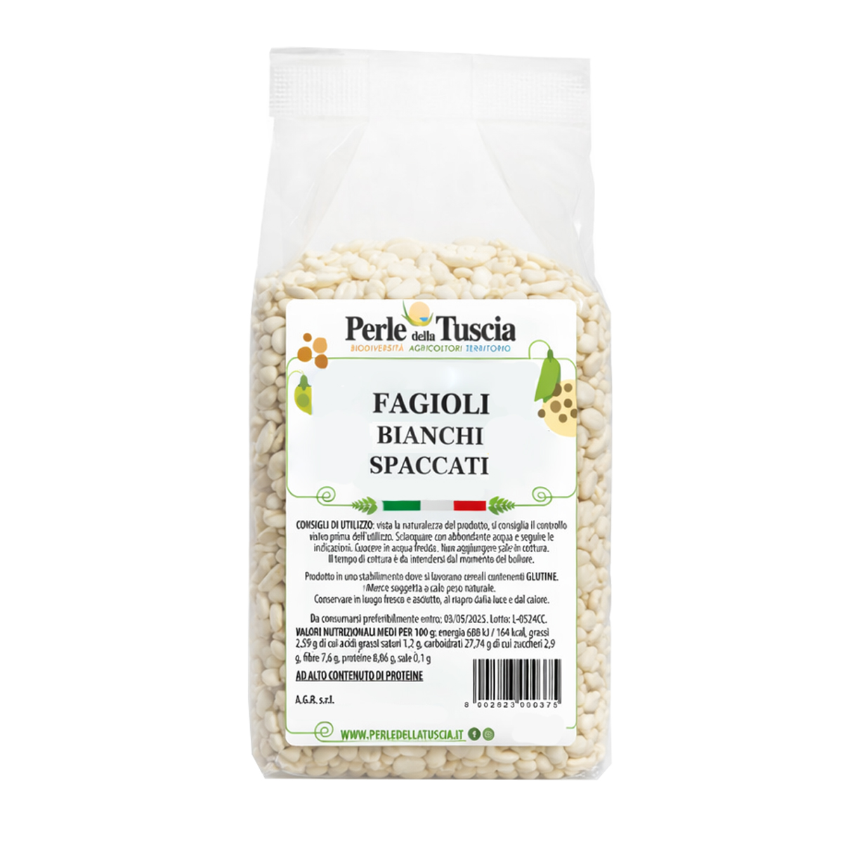 Fagioli Cannellini spaccati (no decorticati) BIO